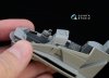 Quinta Studio QD48036 Mi-24V NATO (black panels) 3D-Printed & coloured Interior on decal paper (for Zvezda kit) 1/48